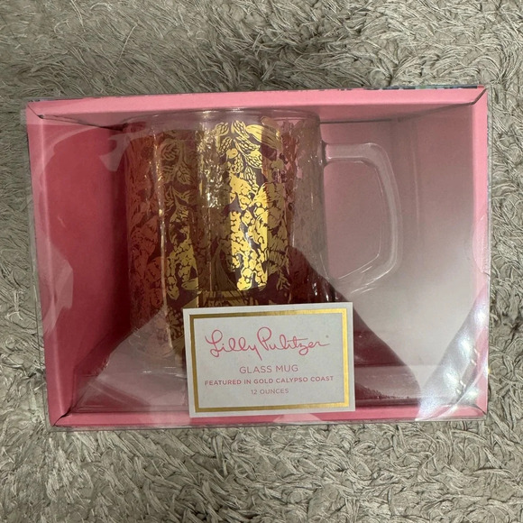 Lilly Pulitzer Other - Lilly Pulitzer Glass Mug!